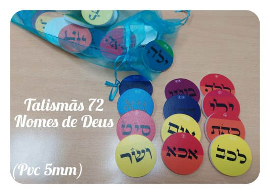 Imagem de 72 Discos com os Nomes de Deus